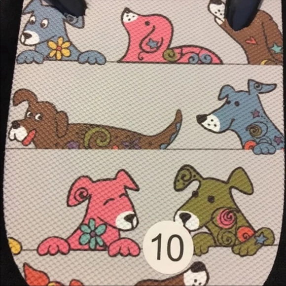 Flip Flops With Dog Print - Picture 7 of 8